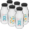 Bottiglia twist off 330 ml con tappo a vite fi43 e stampa colorata - 6 pezzi - 2 