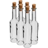 Bottiglie per liquori 350 ml (6 pezzi) + 6 tappi in sughero ['per liquori', ' per liquore', ' liquore fatto in casa', ' per liquore di ciliegie', ' idea regalo', ' bottiglia decorativa', ' per succo', ' per sciroppo', ' set di bottiglie', ' bottiglie in vetro']