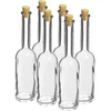 Butelka na nalewkę 100 ml 6 szt.+ 6 korków - 4 butelka do alkoholu, butelki ozdobne na alkohol, butelka szklana na alkohol, butelki do bimbru na wesele, butelka na nalewkę, butelka do wina, butelki na wino, nalewka