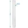 Cilindro graduato in materiale plastico per misurazioni con misuratori di liquidi, 25 cm - 2 