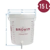 Contenitore di fermentazione 15 L con coperchio e rubinetto - 12 