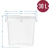 Contenitore di fermentazione 30 L con coperchio - 12 