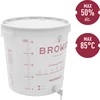 Contenitore di fermentazione 30 L con coperchio e rubinetto - 3 