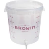 Contenitore di fermentazione 30 L con coperchio e rubinetto - 10 