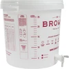 Contenitore di fermentazione 30 L con coperchio - set esteso: 2 tubi, 2 tappi, rubinetto, EN - 4 