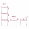 Contenitore di fermentazione 30 L con coperchio - set esteso: 2 tubi, 2 tappi, rubinetto, EN - 13 