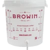 Contenitore di fermentazione 30L, colore bianco con stampa, rubinetto e 2 tubi - j.EN - 7 