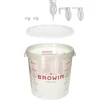 Contenitore di fermentazione 30L con stampa e 3 tubi - 3 