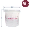 Contenitore di fermentazione 30L con stampa e 3 tubi - 2 