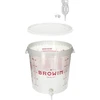 Contenitore di fermentazione 30L con stampa, rubinetto e 3 tubi - 4 
