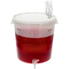 Contenitore di fermentazione 30L con stampa, rubinetto e 3 tubi - 9 