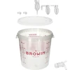 Contenitore di fermentazione 30L con stampa, rubinetto e 3 tubi - 7 