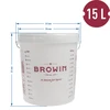 Contenitore di fermentazione - stampa, coperchio, 15 L - 10 