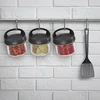 Contenitore di vetro 235 ml, con coperchio da appendere - 6 