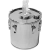 Contenitore per fermentazione e distillazione - acciaio inossidabile 18l, 5 ganci - 4 