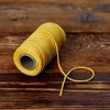 Corda di cotone gialla 2 mm/55 m/100 g - 5 
