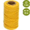 Corda di cotone gialla 2 mm/55 m/100 g - 4 