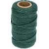 Cordino in cotone verde 2 mm/55 m/100 g ['spago in cotone', ' cordino in cotone', ' spago per piante delicate', ' spago naturale', ' spago ecologico', ' cordino per macramè', ' spago per legature', ' spago per lavori manuali', ' cordino per coulisse', ' spago verde', ' cordino verde']