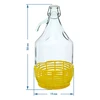 Dama 5 L - cestino in plastica, chiusura a filo - 2 