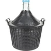 Damigiana per vino 10 L in cesto di plastica - 12 