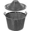 Damigiana per vino 10 L in cesto di plastica - 5 