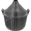 Damigiana per vino 25 L in cesto di plastica - 5 