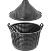 Damigiana per vino 25 L in cesto di plastica - 6 