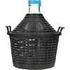 Damigiana per vino 5 L con cestello in plastica - 12 