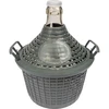 Damigiana per vino 5 L in cesto di plastica - 13 