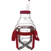 Damigiana per vino leggera, infrangibile, con cinghie, 10 L - 10 