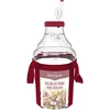 Damigiana per vino leggera, infrangibile, con cinghie, 15 L - 3 