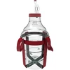 Damigiana per vino leggera, infrangibile, con cinghie, 20 L - 5 
