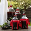 Damigiana per vino leggera, infrangibile, con cinghie, 20 L - 11 