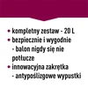 Damigiana per vino leggera, infrangibile, con cinghie, 20 L - 22 