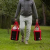 Damigiana per vino leggera, infrangibile, con cinghie, 25 L - 10 