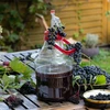 Damigiana per vino leggera, infrangibile, con manico, 10 L - 8 
