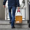 Damigiana per vino leggera, infrangibile, con manico, 25 L - 16 