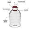 Damigiana per vino leggera, infrangibile, con manico, 25 L - 4 