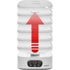 Essiccatore per funghi, frutta, verdure e erbe con regolazione della temperatura, 240W, bianco - 10 