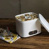 Essiccatore per funghi, frutta, verdure e erbe con regolazione della temperatura, 240W, bianco - 16 