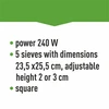 Essiccatore per funghi, frutta, verdure e erbe con regolazione della temperatura, 240W, bianco - 15 