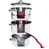 Estrattore di succo in acciaio inox con vaporiera 5 L - 5 