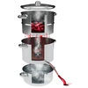Estrattore di succo inossidabile 8 L - 4 