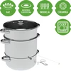 Estrattore di succo inossidabile 8 L - 3 