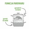 Estrattore di succo inossidabile 8 L - 7 