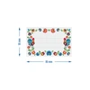 Etichette autoadesive motivo folk 85/55 mm - 20 pezzi - 4 