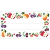Etichette autoadesive motivo frutta 85/45 mm - 20 pezzi  - 1 