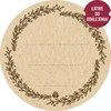 Etichette rotonde fi 66,5mm per coperchi/barattoli - 20 pezzi - 4 
