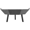 Focolare da giardino ø 80 cm - stile loft - 2 
