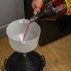 Imbuto in plastica fi25 per damigiane, bordo alto - 5 